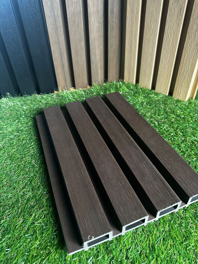 Стеновые реечные панели из ДПК CM Wall Мербау Стеновые реечные панели из ДПК CM Wall Мербау